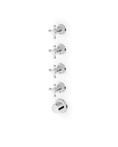 Mitigeur thermostatique douche 4 sorties croix Agora – Zucchetti
