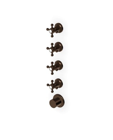 Mitigeur thermostatique douche 4 sorties croix Agora – Zucchetti