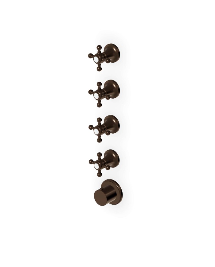 Mitigeur thermostatique douche 4 sorties croix Agora – Zucchetti