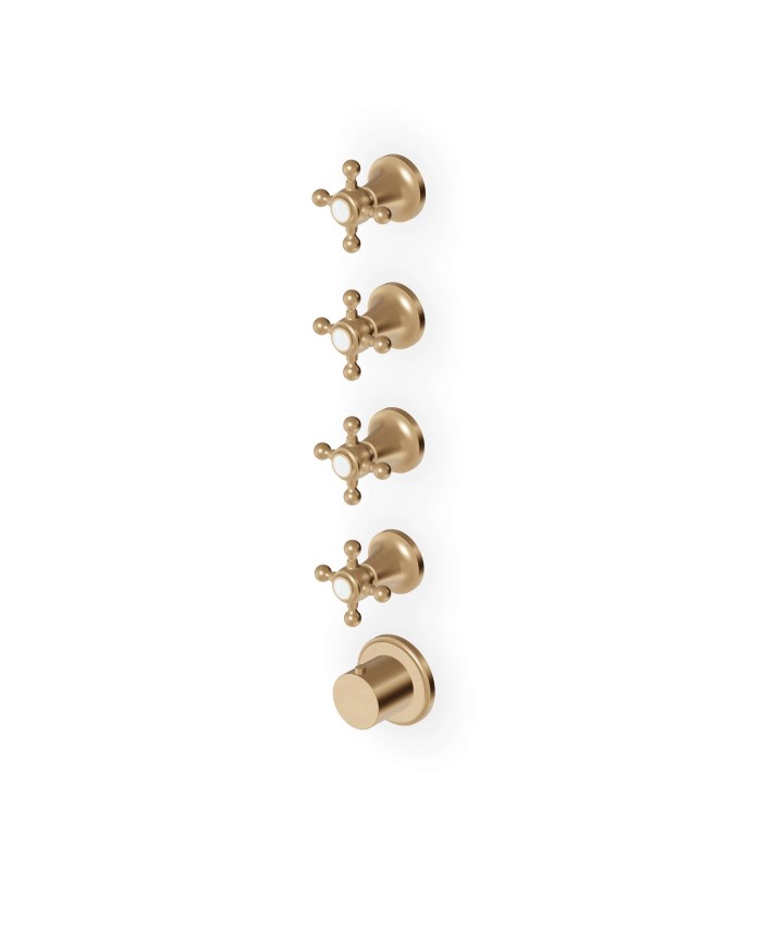 Mitigeur thermostatique douche 4 sorties croix Agora – Zucchetti