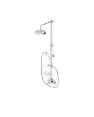 colonne douche thermostatique Zucchetti | Agora Croix Chrome