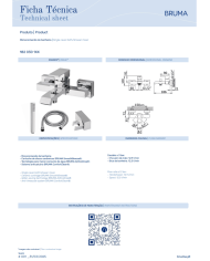 Mitigeur bain/douche Linea - Bruma