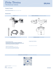 Mitigeur monocommande douche Linea - Bruma
