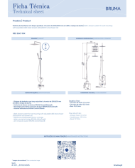 Colonne de bain-douche Linea - Bruma