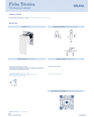 Mitigeur encastré 1 sortie Linea - Bruma