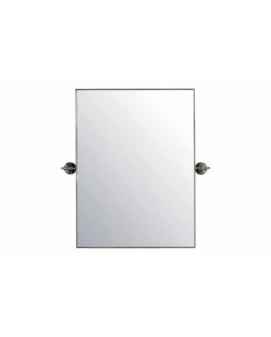Miroir 76,5x57,5cm basculant cadre métallique Specchi - Bleu Provence