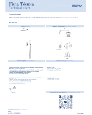 Kit douche encastré 2 Linea - Bruma