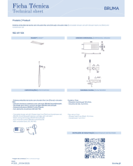 Kit douche encastré 7 Linea - Bruma