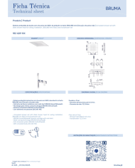 Kit douche encastré 9 Linea - Bruma