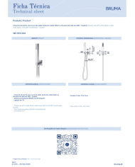 Garniture de douche Linea - Bruma