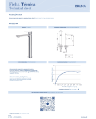 Mitigeur lavabo réhaussé Adagio - Bruma
