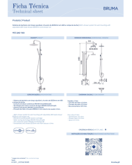 Colonne de bain-douche Adagio - Bruma