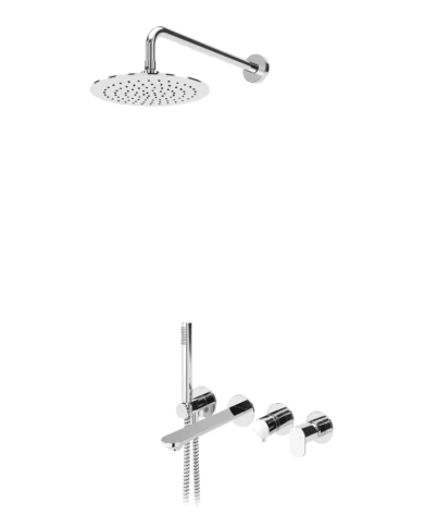 Kit de bain-douche encastré 3 Adagio - Bruma
