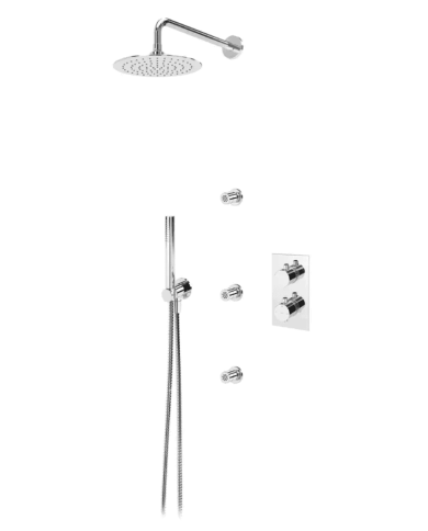 Kit de douche thermostatique 3 Elo - Bruma