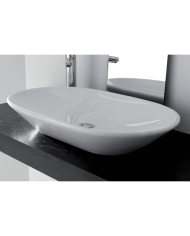 Lavabo céramique Bleu Provence | 3 tailles sur mesure