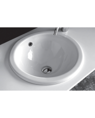 lavabo sous plan bleu provence | Bleu Provence