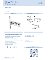 Mitigeur thermostatique encastré 6 Elo - Bruma