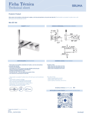 Mitigeur thermostatique encastré 6 Venus - Bruma