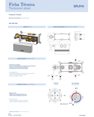 Mitigeur thermostatique encastré 6 Venus - Bruma