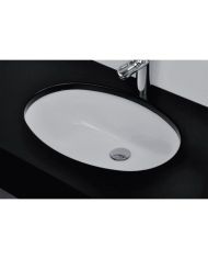 Lavabo sous plan arrondi 46.5x38 - Bleu Provence