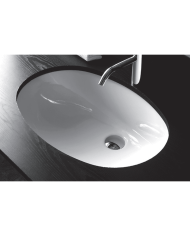 lavabo sous plan bleu provence | Bleu Provence