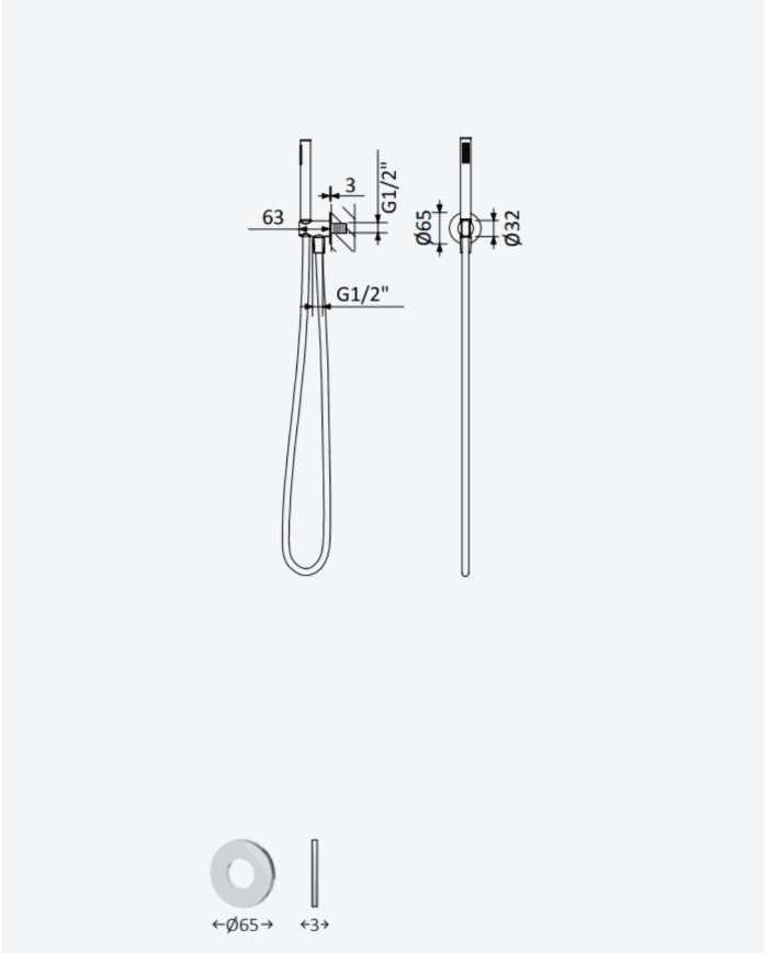 Garniture de douche Venus - Bruma