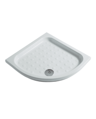 receveur douche angle céramique Bleu Provence | H10 cm