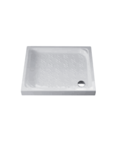 Receveur de douche rectangulaire blanc Bleu Provence Piatti Doccia, finition lisse et élégante.