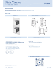 Mitigeur thermostatique encastré Celsius - Bruma