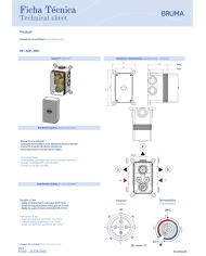 Mitigeur thermostatique encastré Celsius - Bruma