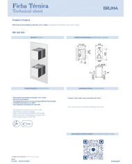 Mitigeur thermostatique encastré Celsius - Bruma