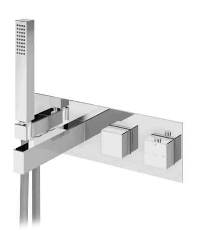 Mitigeur thermostatique bec & douchette Celsius - Bruma