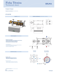 Mitigeur thermostatique bec & douchette Celsius - Bruma