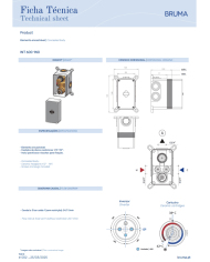 Kit de douche thermostatique Celsius - Bruma