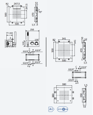 Kit de douche thermostatique 7 Celsius - Bruma