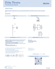 Kit de douche thermostatique 8 Celsius - Bruma