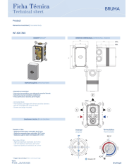 Kit de douche thermostatique 8 Celsius - Bruma