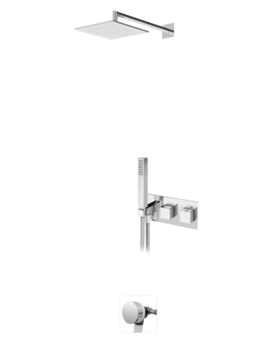 Kit de bain-douche thermostatique Celsius - Bruma