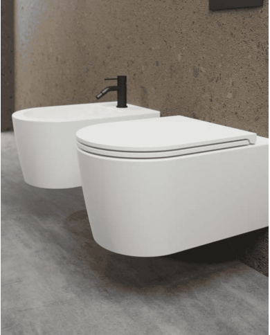 WC suspendu Skinny Twist – Scarabeo