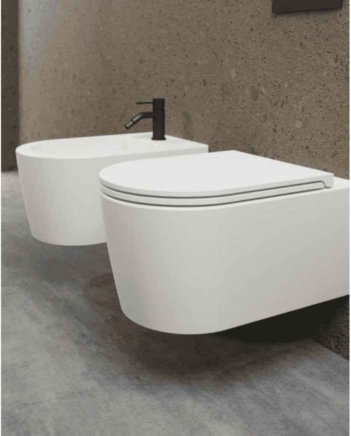 WC suspendu Skinny Twist – Scarabeo