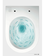 WC suspendu Skinny Twist – Scarabeo