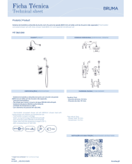 Kit de douche thermostatique Elite - Bruma