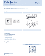 Mitigeur thermostatique 2 sorties Flow - Bruma