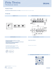 Mitigeur thermostatique 3 sorties Flow - Bruma