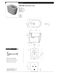 Bidet au sol Skinny – Scarabeo