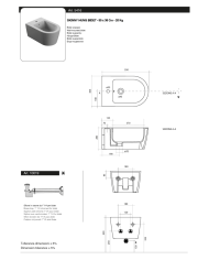 Bidet suspendu Skinny – Scarabeo