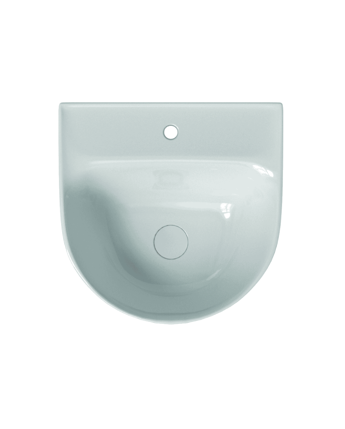 Lavabo à poser Skinny 40×40R en céramique – Scarabeo