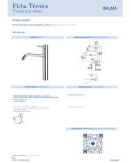 Mitigeur de cuisine monocommande Lusitano - Bruma