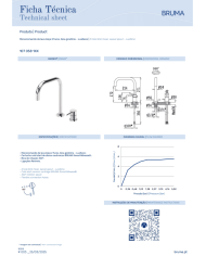 Mitigeur de cuisine monocommande Lusitano 2 - Bruma
