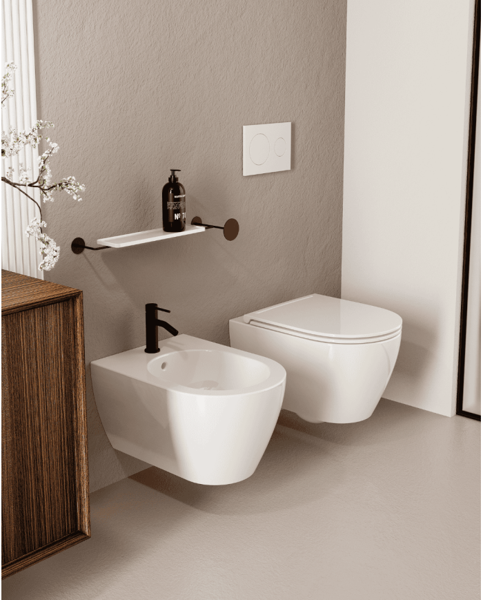 WC suspendu 55cm Glam Twist – Scarabeo